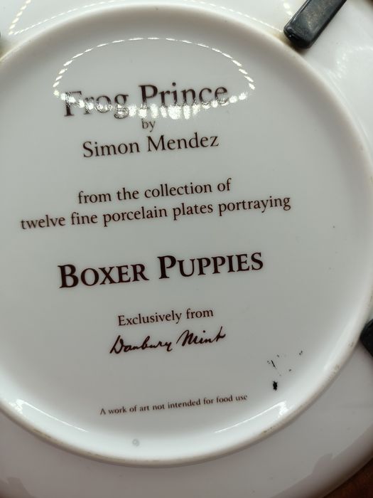 Talerz kolekcjonerski Frog Prince Boxer Anglia