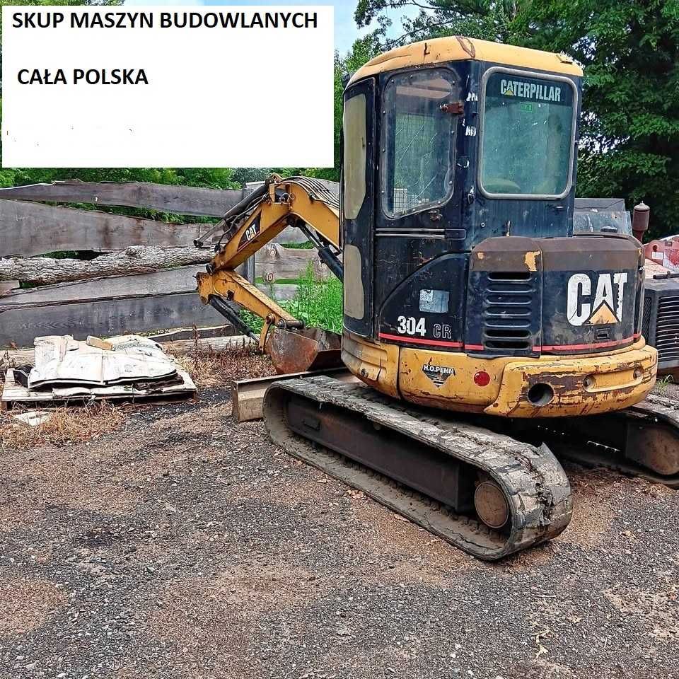 Skup maszyn budowlanych Skup koparek Mini koparek Koparko ładowarek