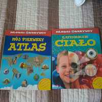 Książki edukacyjne, Młodzi odkrywcy Mój pierwszy atlas i ludzkie ciało