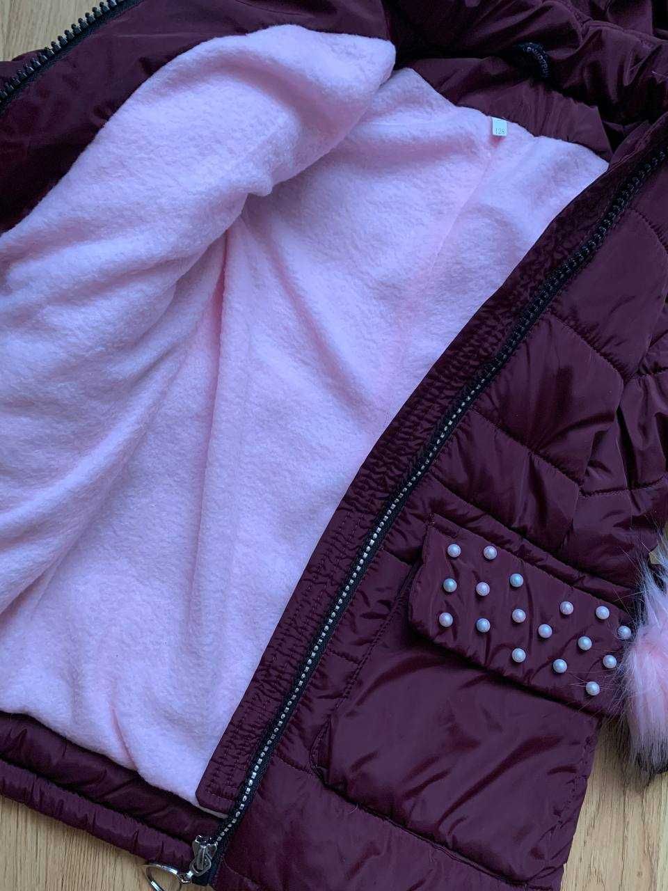 Зимове пальто для дівчинки/дитяча зимова курточка/парка