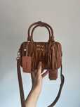 Torebka Miu Miu arcadie matelasse nappa brown