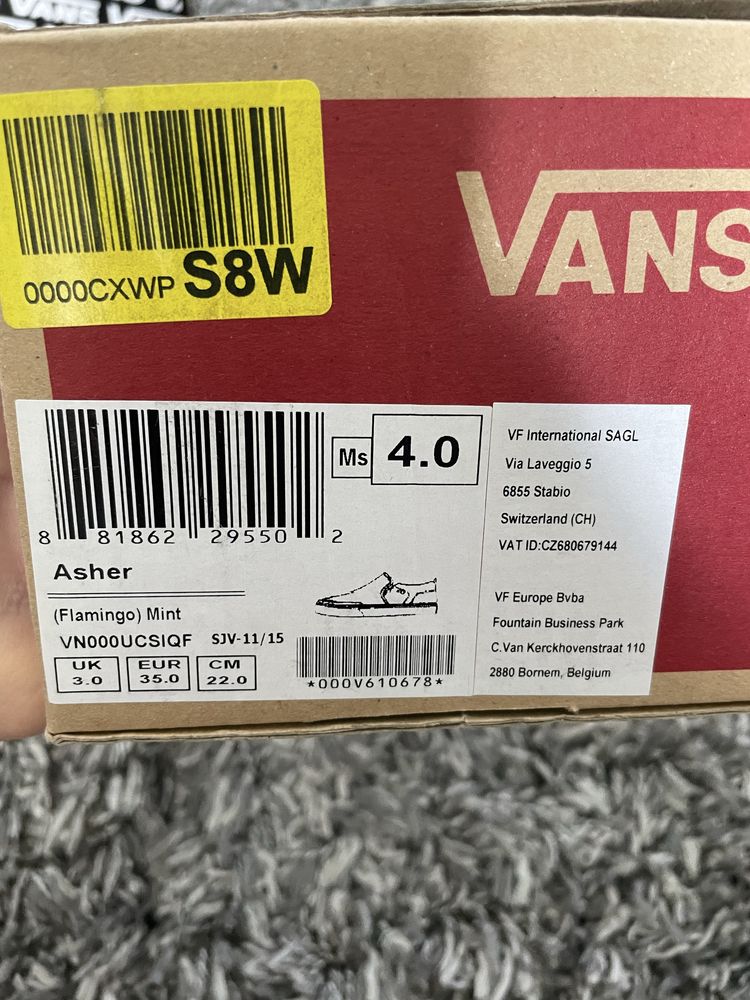 Nowe trampki tenisowki vans slip on 35