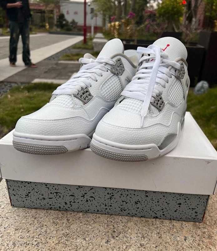 *NoweJordan4 Air4ButyWhiteUnisexTrampki*Dzisiaj Wysyłka 41