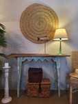 mesa, secretaria, apoio, consola, aparador, decoracao, rustico