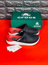 Мужские шлепанцы Crocs Сабо кроксы пляжные удобные Все размеры 36-45