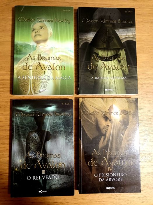 Pack "As Brumas de Avalon" (Marion Zimmer Bradley) - 04 Volumes
