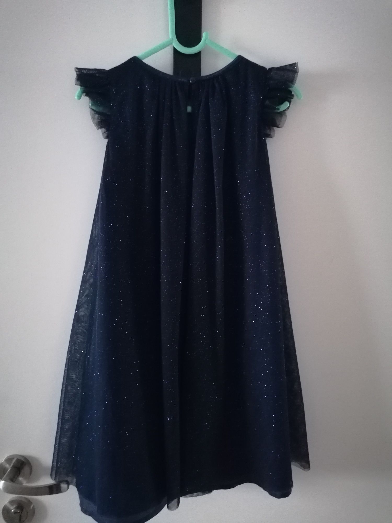 Sukienka z brokatem 7/8 lat H&M
