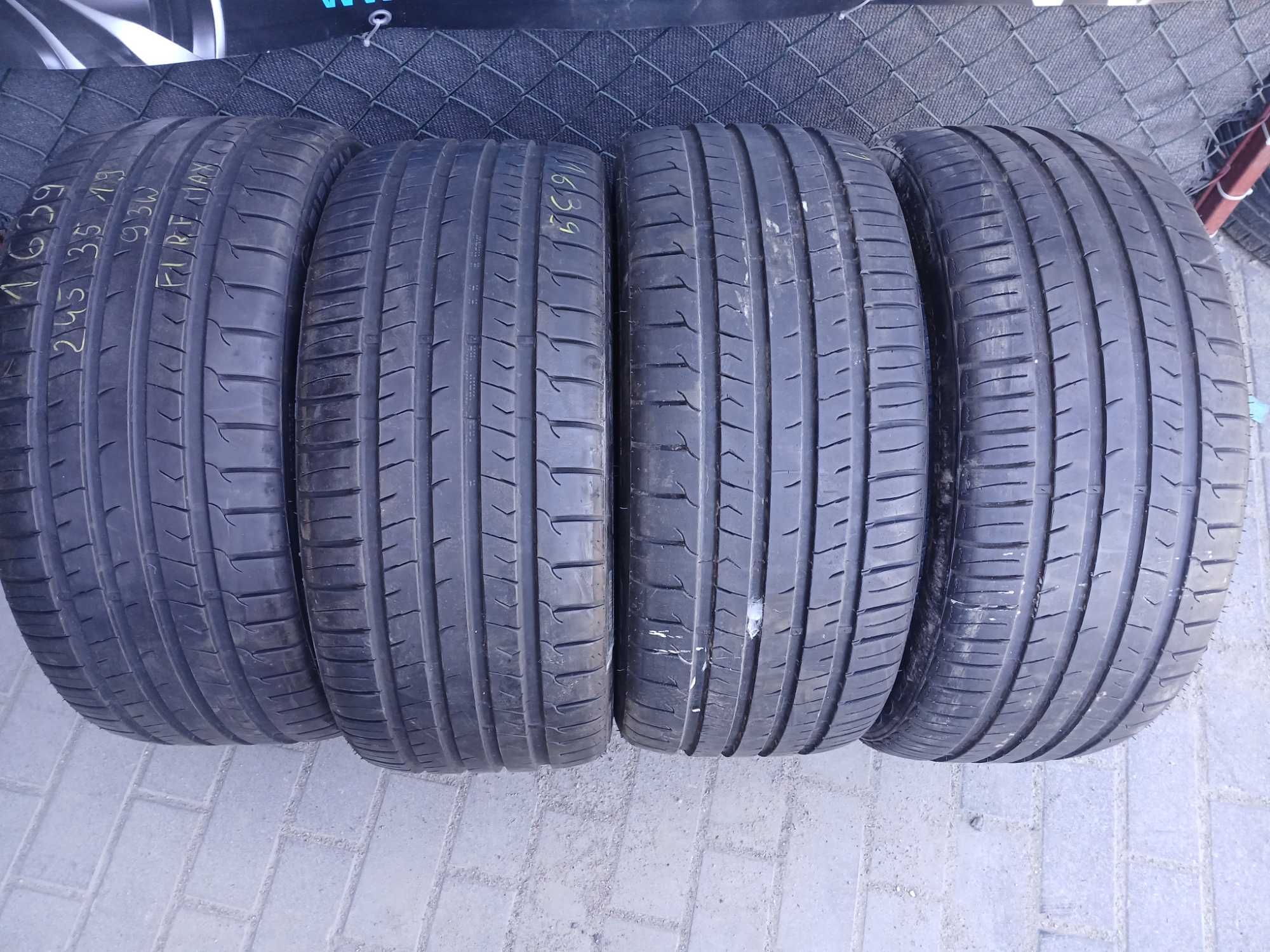 4x używane opony letnie 245/35 R19 Firemax 2023r Gwarancja Montaż