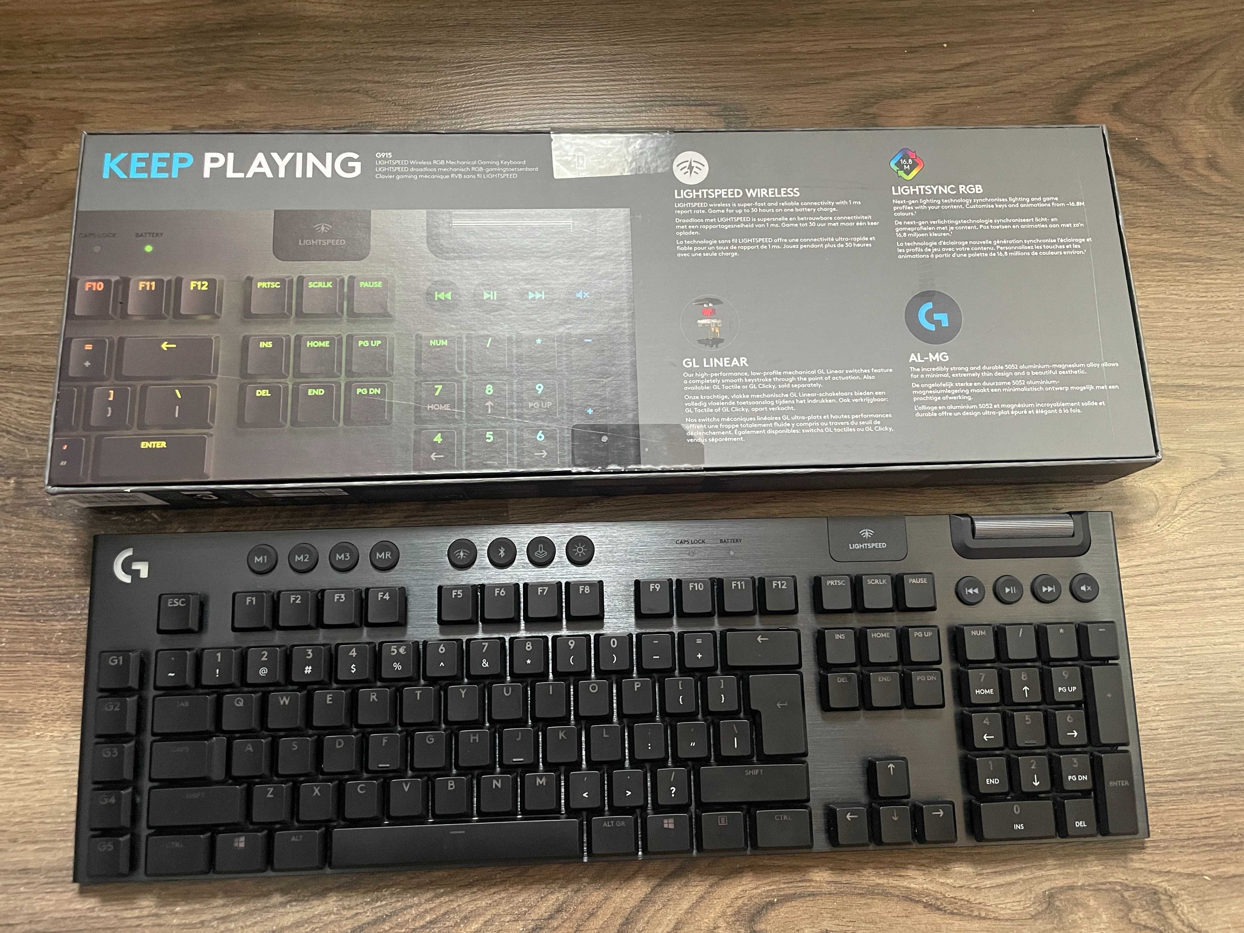 Klawiatura LOGITECH G915 Linear Bezprzewodowa RGB