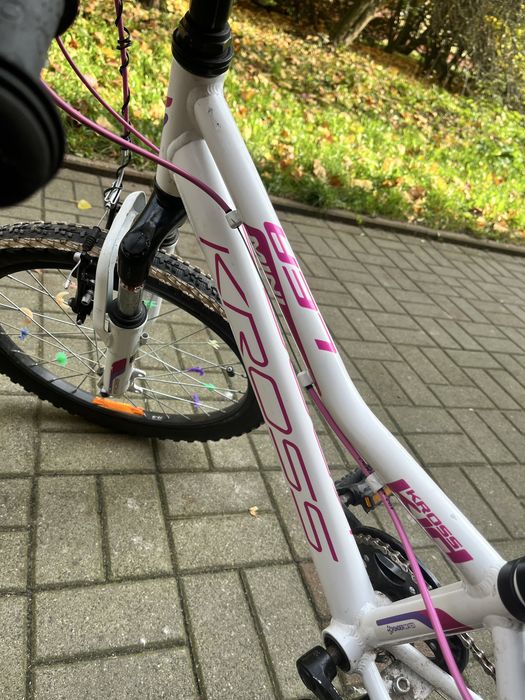 Rower Kross dla dziewczynki różowy rozmiar 20