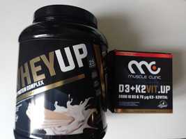 Muscle Clinic whey up protein complex białko, witamina D3+k2