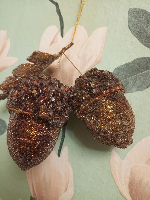 Новогоднее украшение жёлуди периода СССР