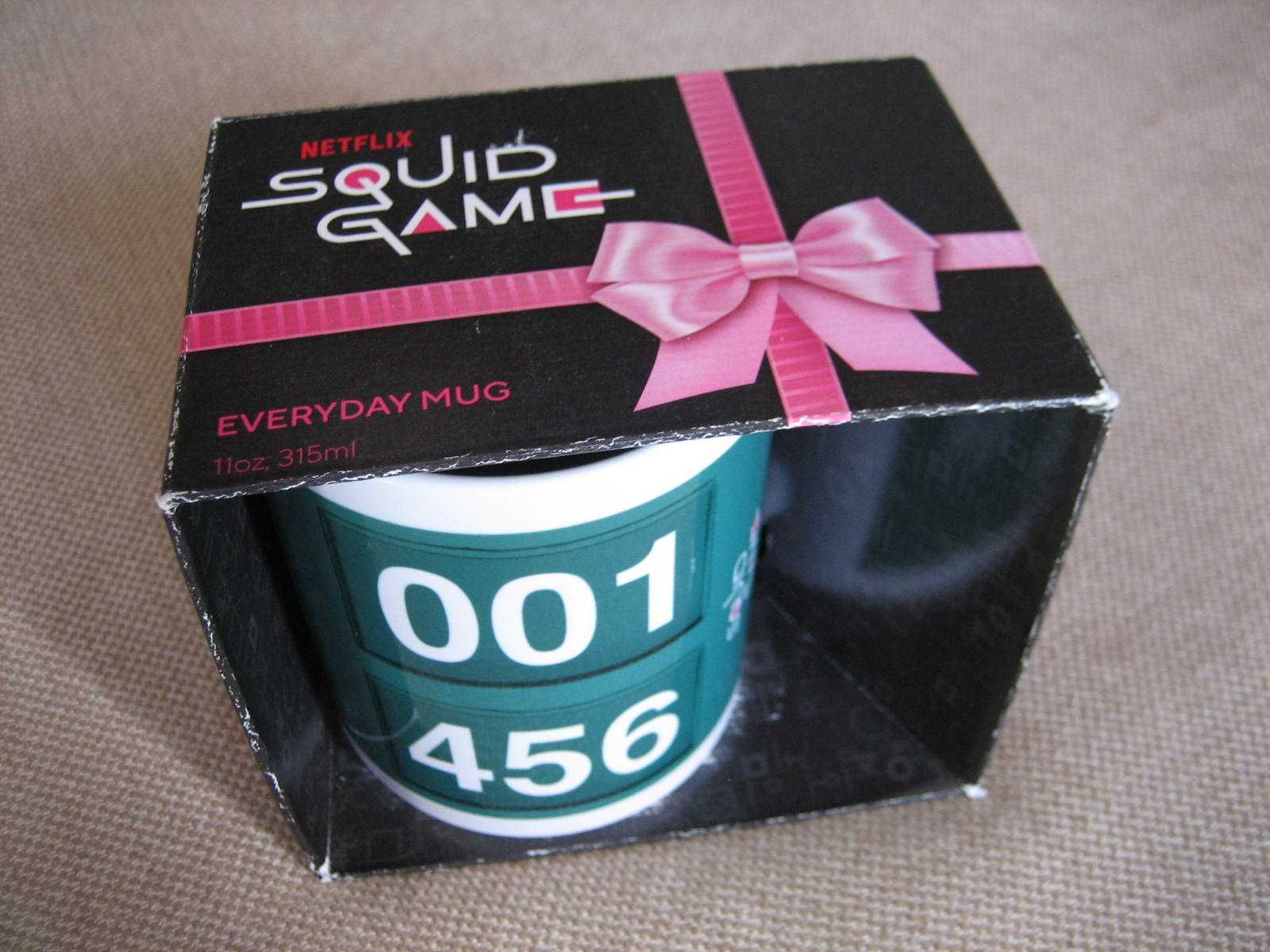 Caneca de coleção da Série Squid Game NOVA c / caixa