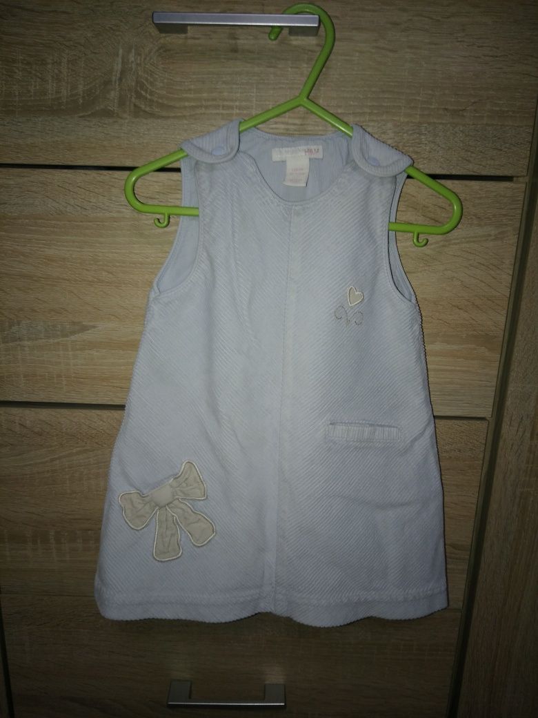 Trzy Sukienki H&M F&F rozmiar 68-74 cm 80 cm