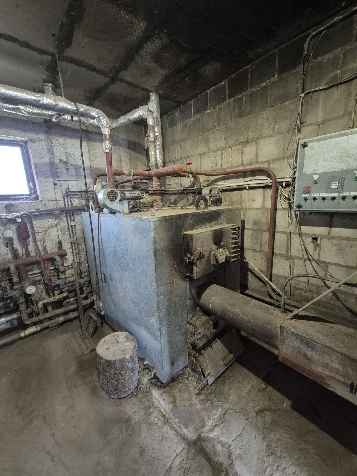 Duży piec 150 kW