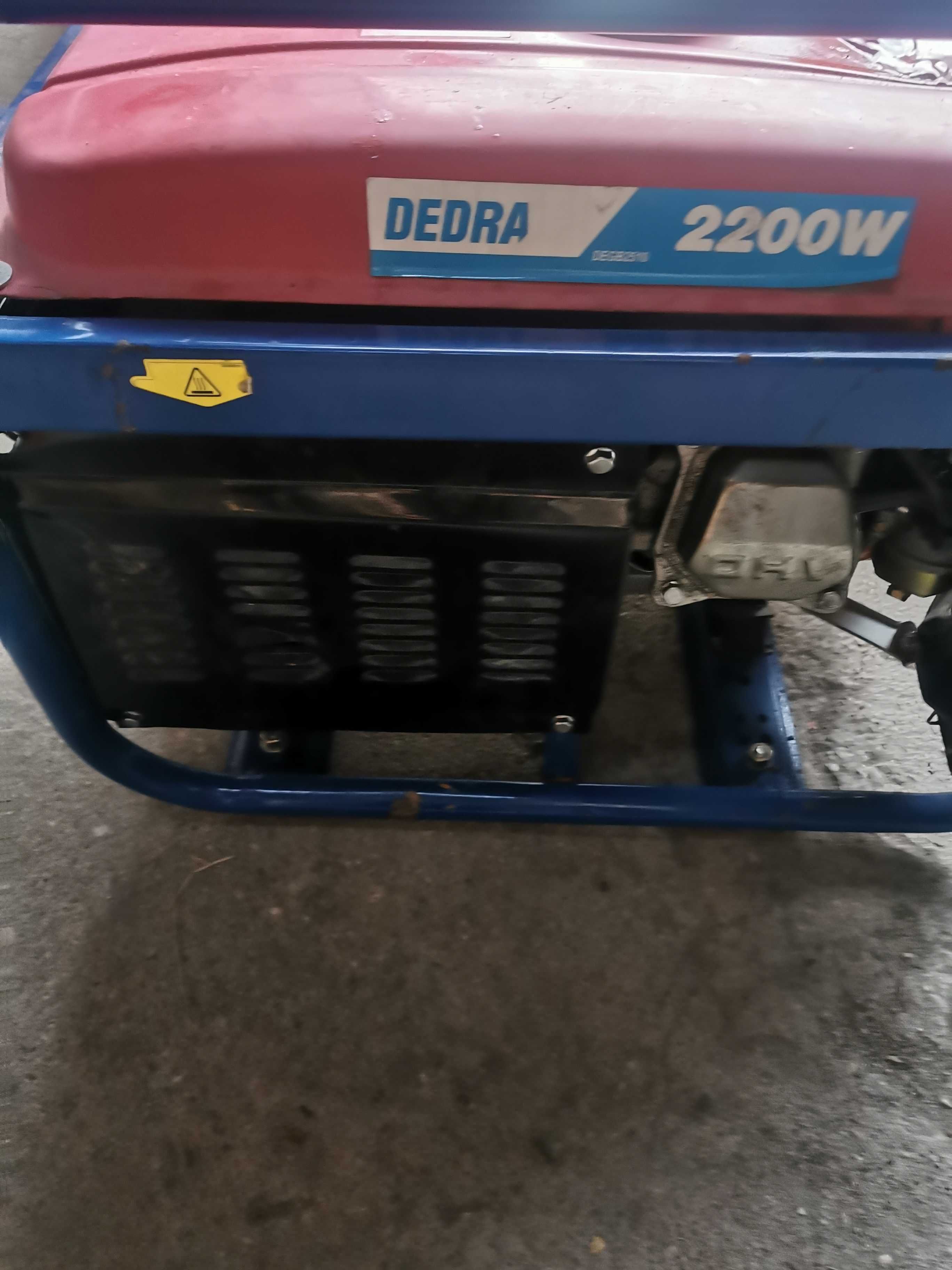 Agregat  2,2 KW  Używany  2200 W  DEDRA