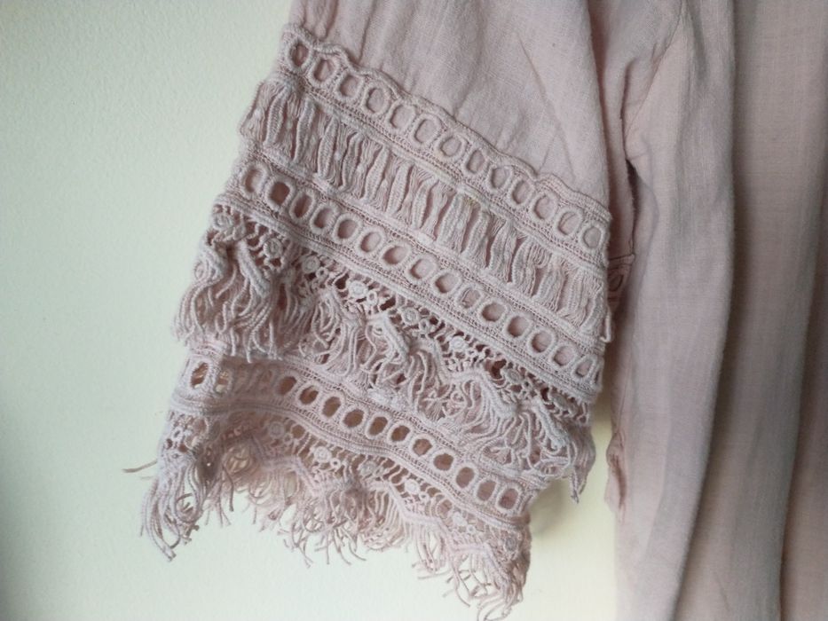 Sukienka tunika z pięknymi rękawami w stylu boho uniwersalna