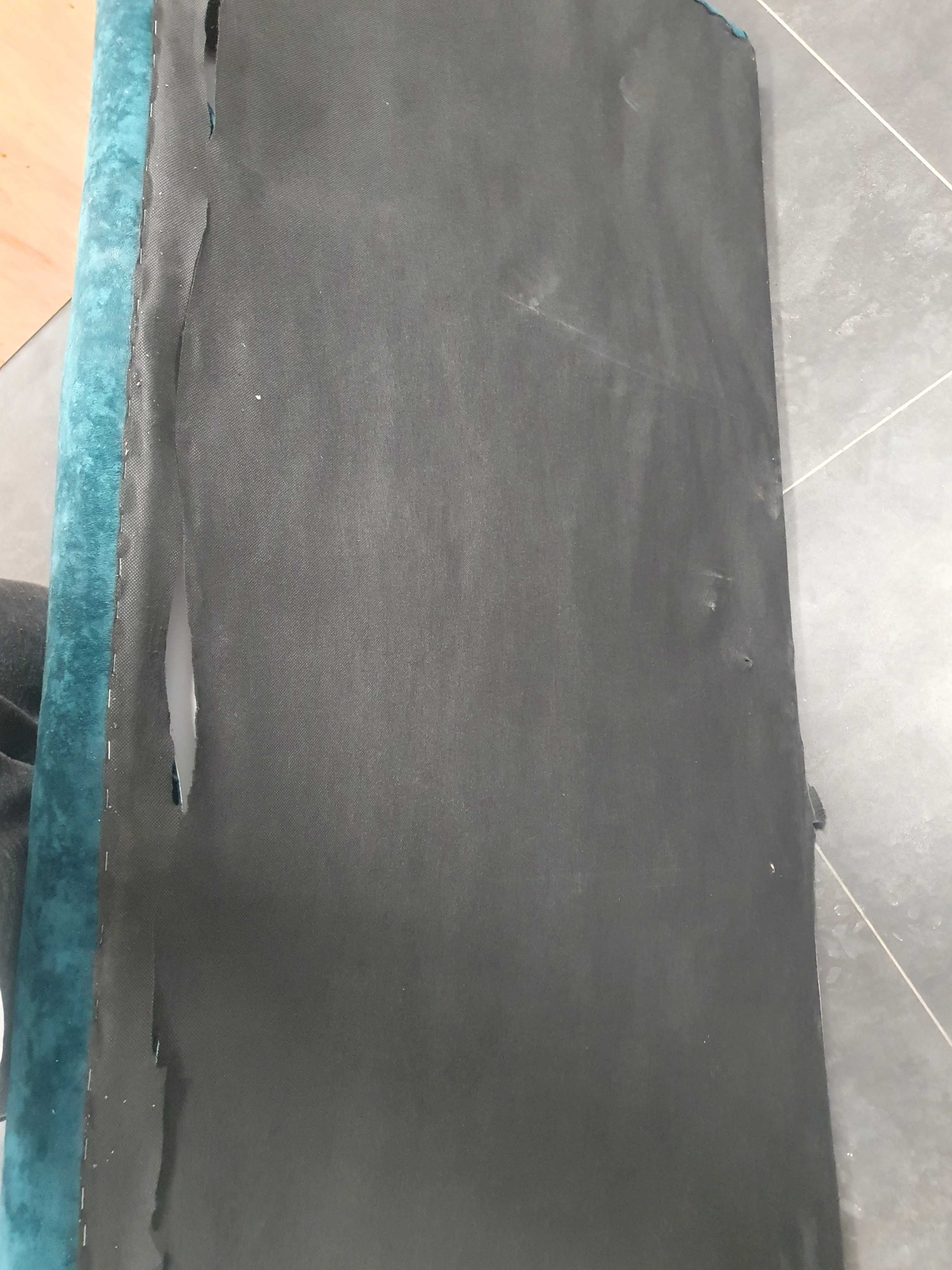 Łóżko tapicerowane zielone na materac 160x200