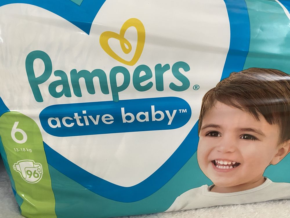 Памперси Pampers active baby 3 , 4 , 5 , 6