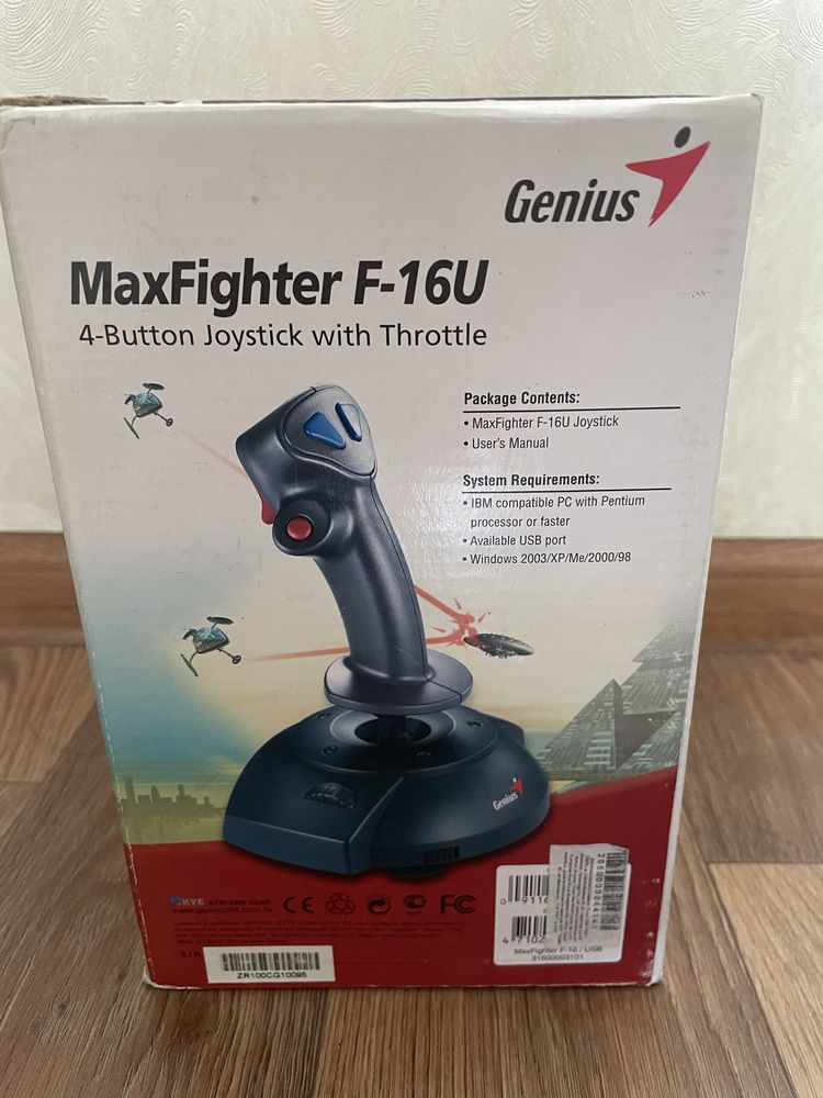 Джойстик genius MaxFighter F-16U