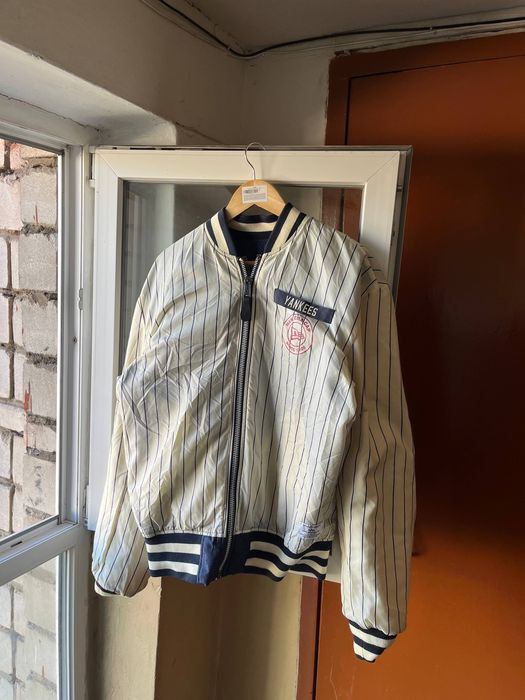 Alpha industries x new era yankes бомбер альфа ма-1