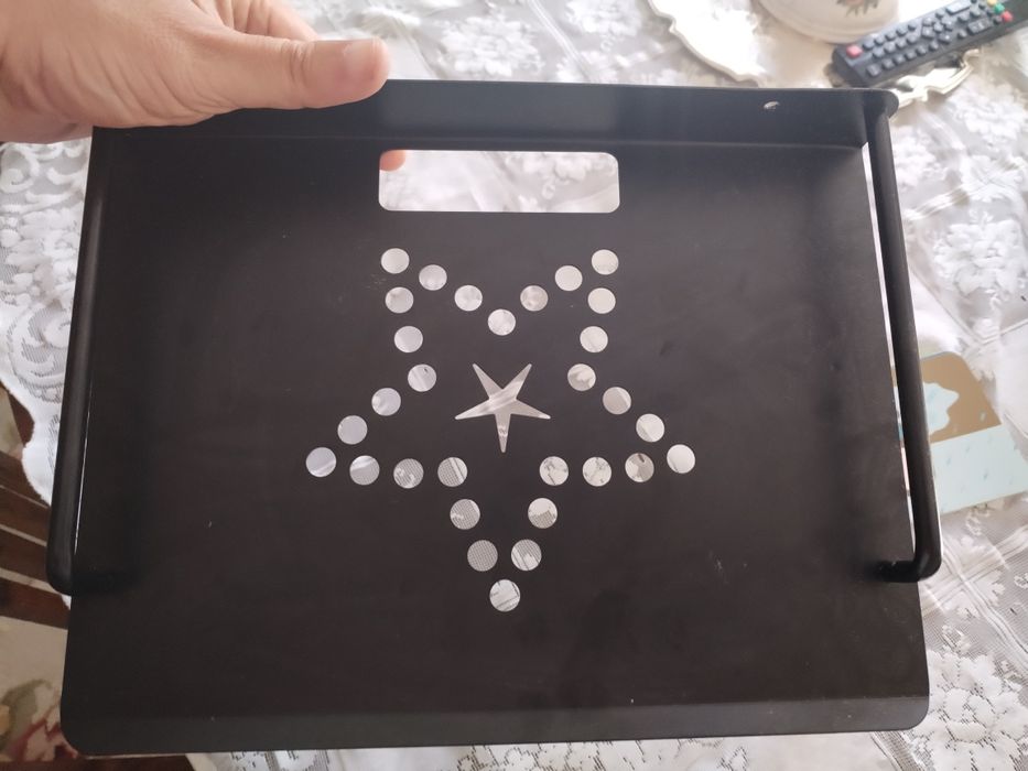 Prateleira de metal para acessórios TV/Áudio