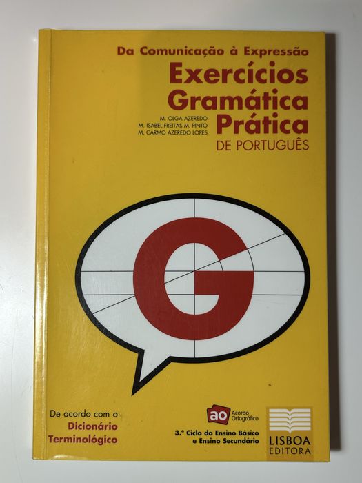 Caderno exercícios gramática Português