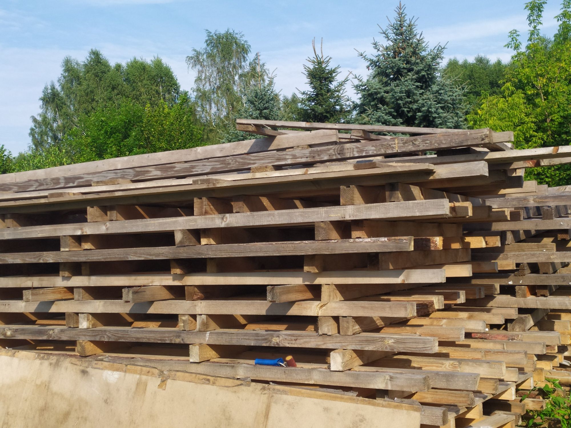 Palety 300x150 cm Kantówki