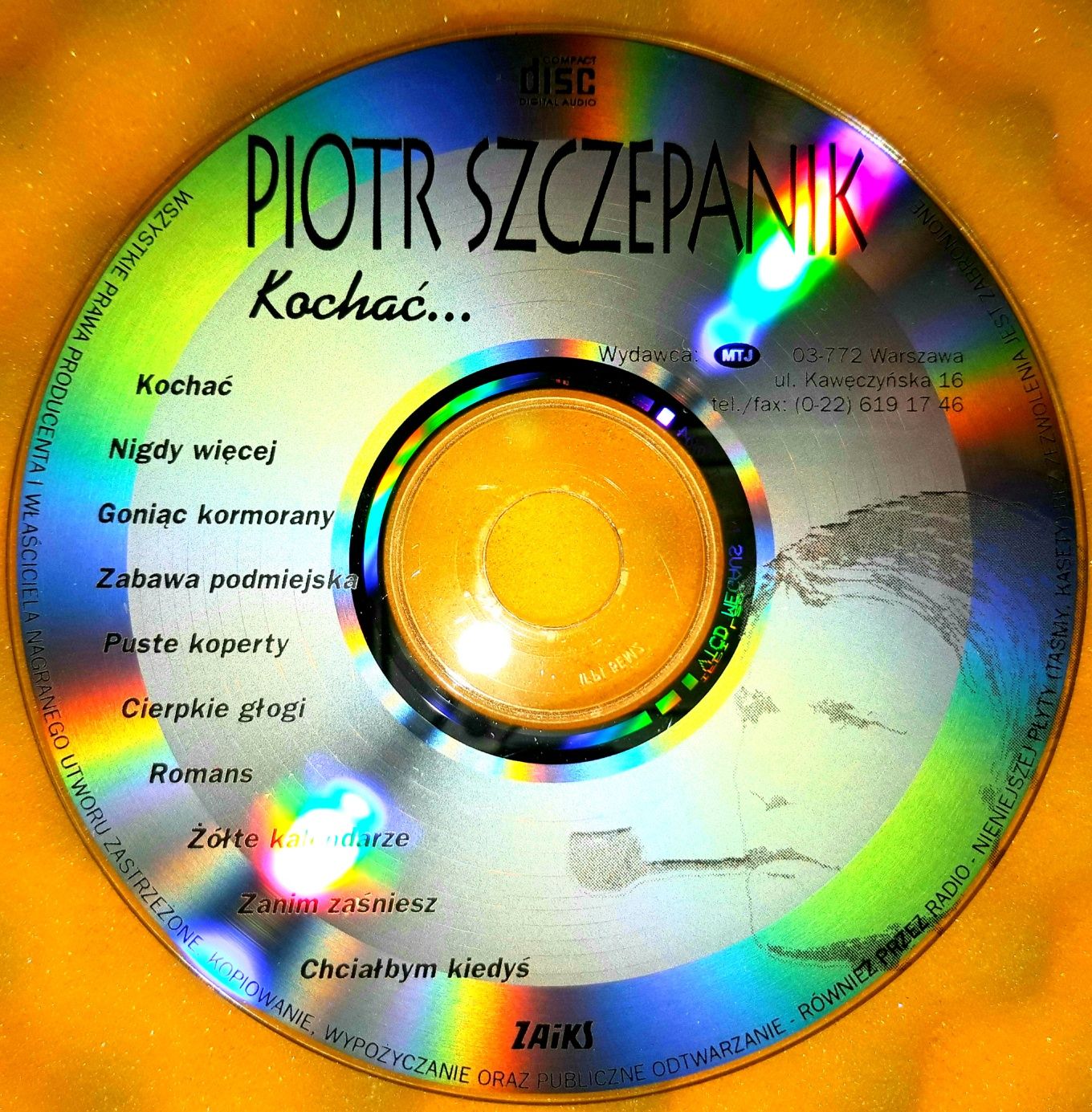 Piotr Szczepanik - Kochać (CD, 1996)