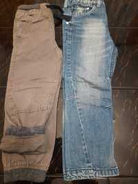 Spodnie jeansowe I ocieplane chłopięce r 110 (wymiary)