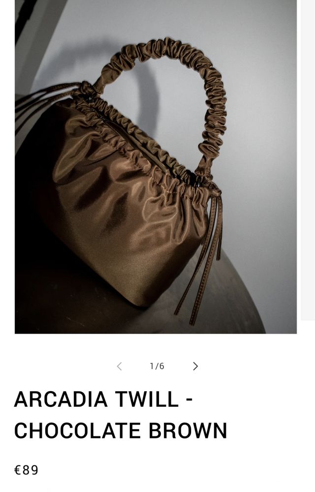 Сумка нейлон hvisk arcadia twill cos prada arket