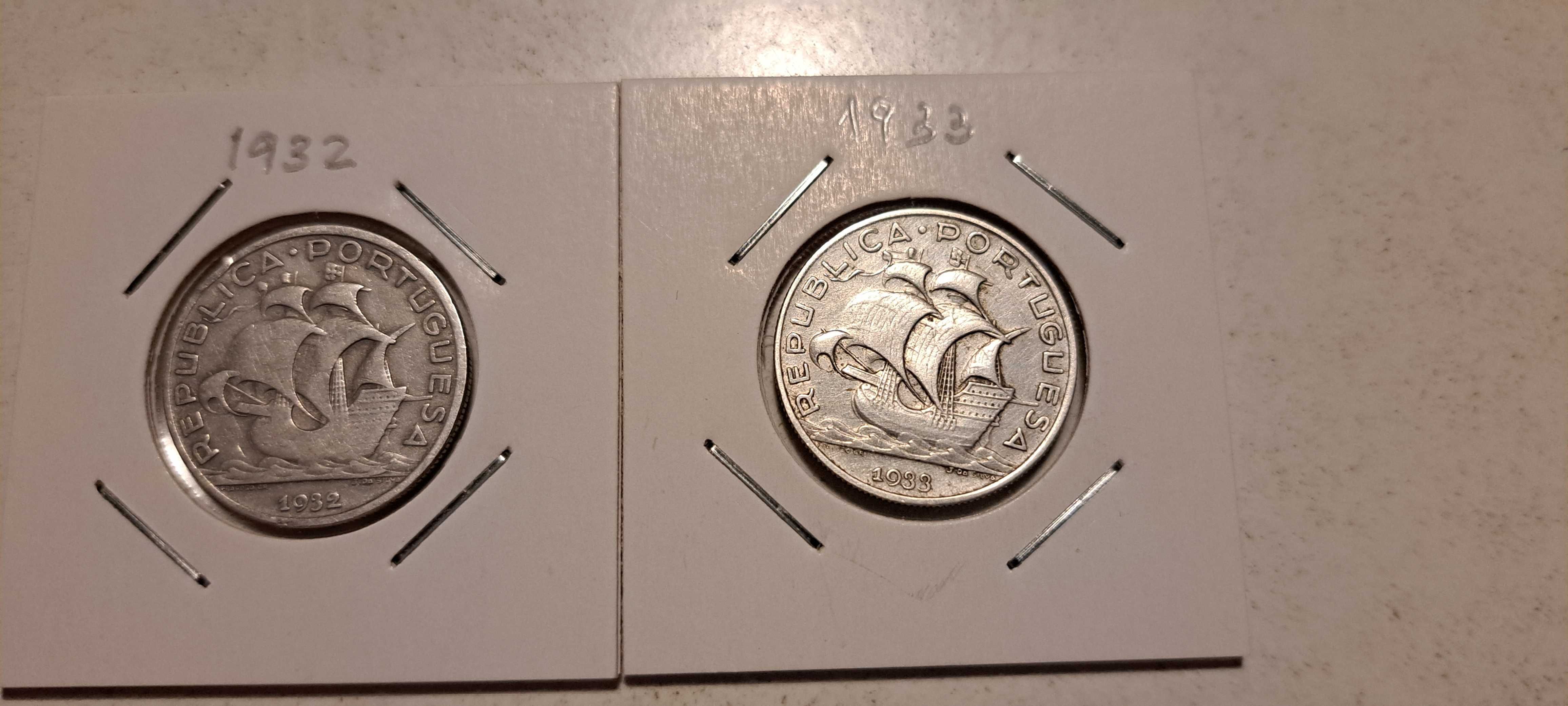 moedas de 5$00 prata