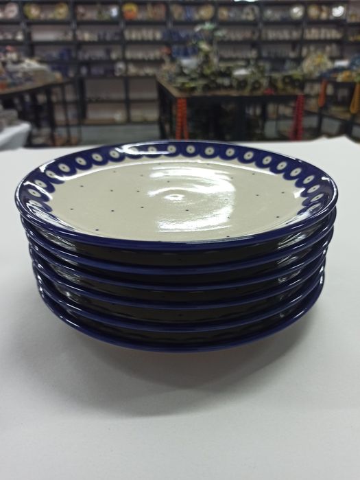 Zestaw 6 szt talerzyków Ceramika Bolesławiec