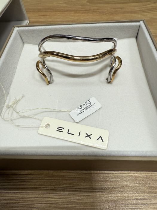 Elixa komplet apart bransoletka kolczyki stal