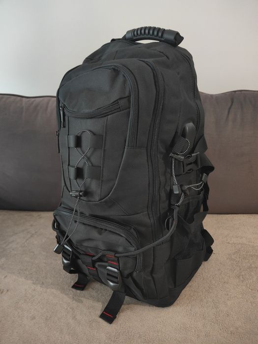 NOWY Wytrzymały Pojemny Plecak Turystyczny Trekkingowy Survivalowy 60l