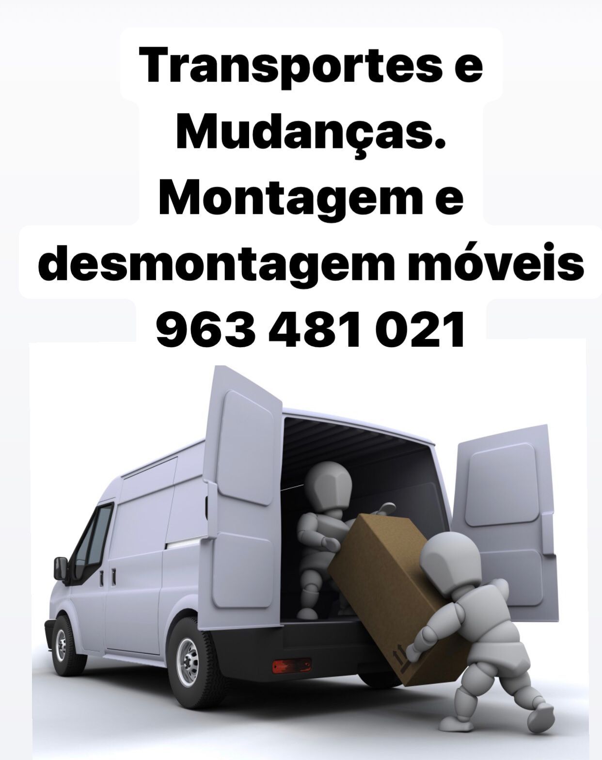 Transportes  e Mudanças Montagem e desmontagem de móveis