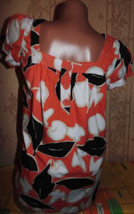 Футболка-блуза,туніка для вапгітних 42-44р натуральна тканина