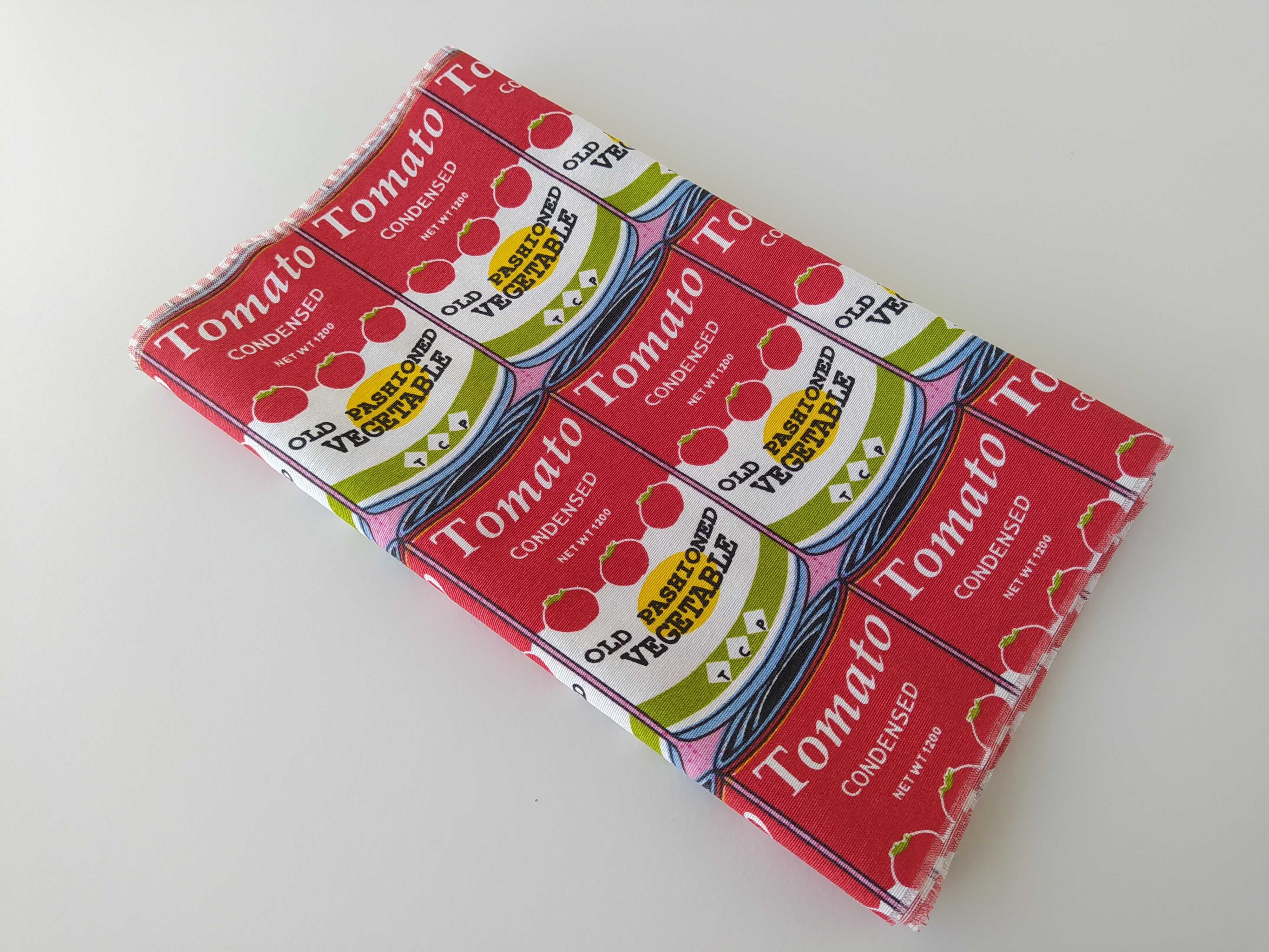 Tecido Grosso (tela/lona): 'Tomato Condensed Can'