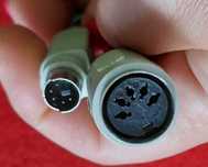 Adapter przejściówka do klawiatury DIN klawiaturę do portu PS2