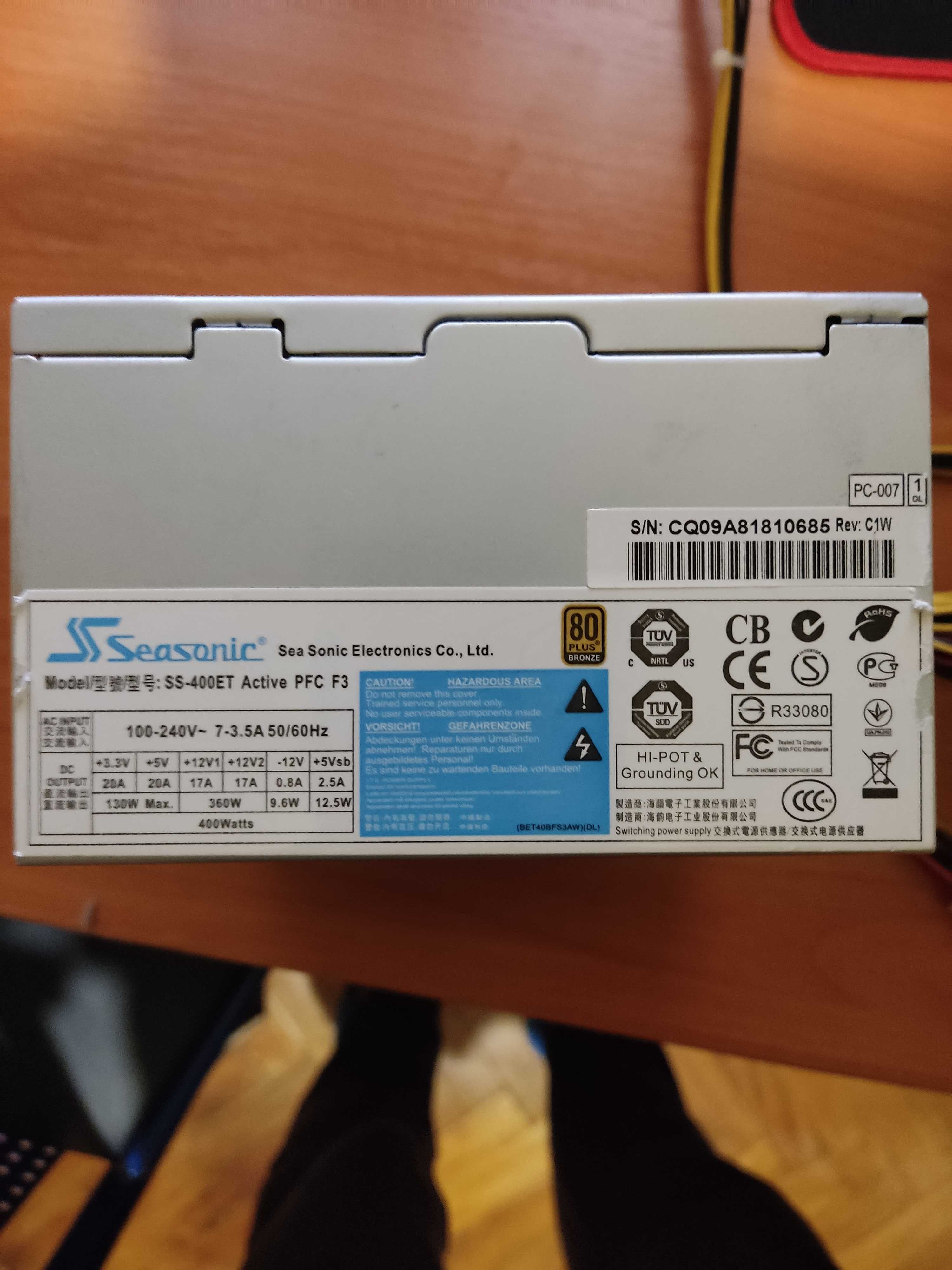 Seasonic SS-400ET Active PFC 400 w