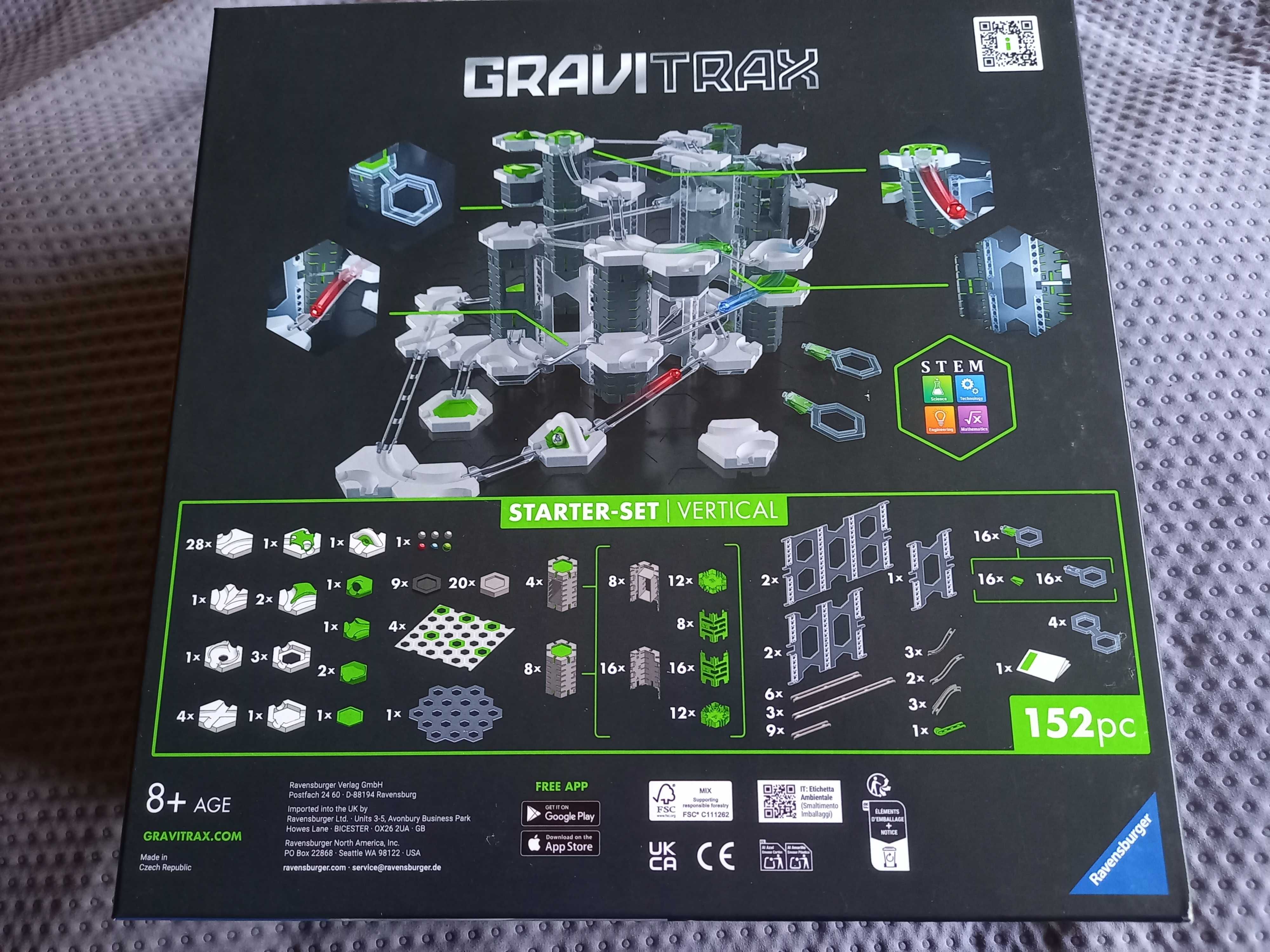 Gravitrax Pro Vertical zestaw startowy Starter-Set NOWY 152 elementy