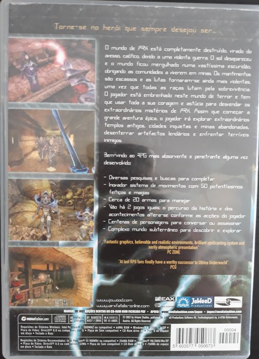 PC Game Arx Fatalis64284554477442121