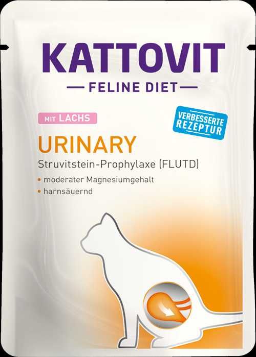 Mokra karma dla kota Kattovit Urinary Łosoś 85g