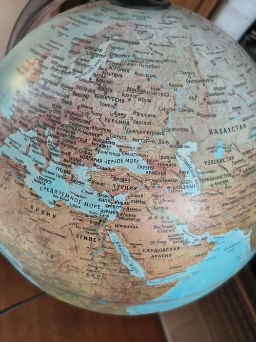 Шкільний Глобус з підсвіткою