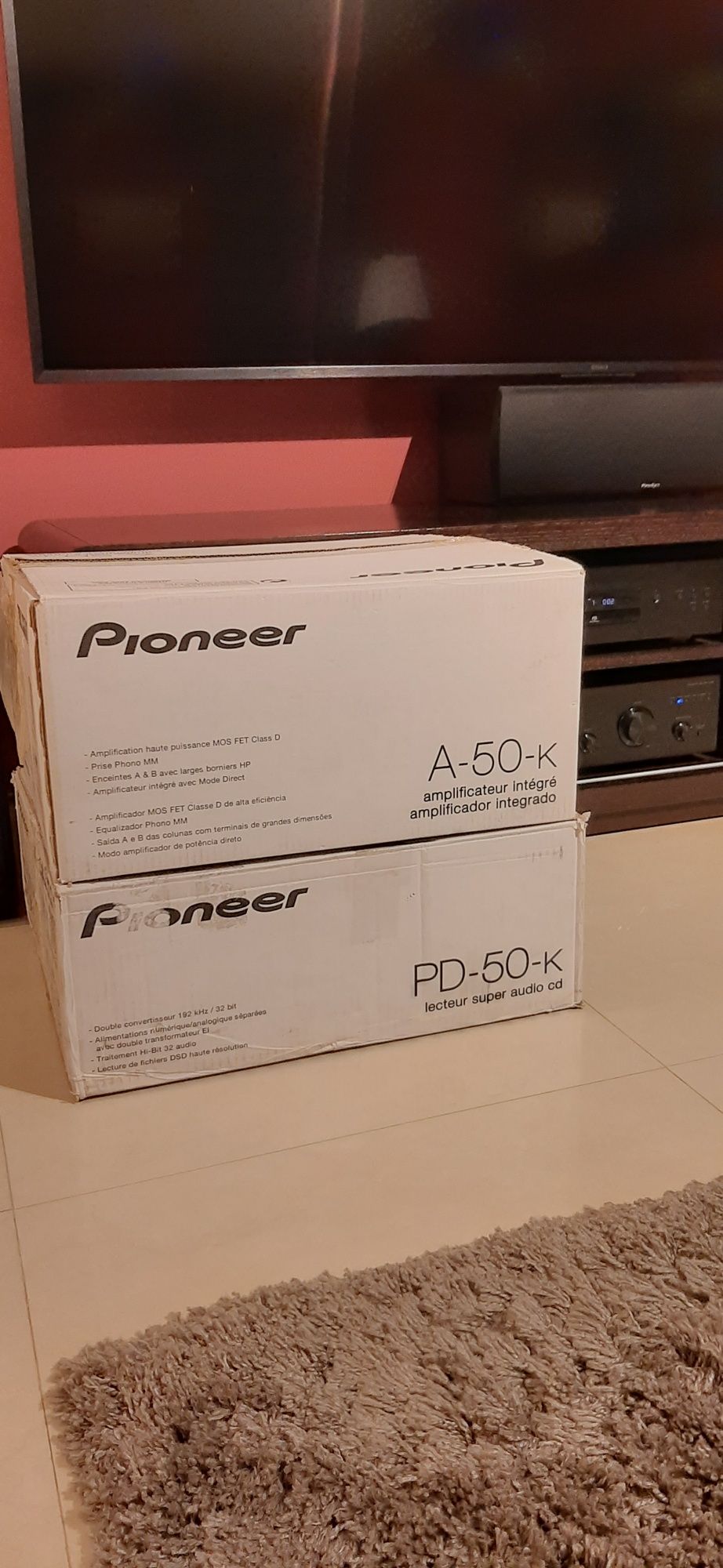 Wzmacniacz Pioneer A-50 i CD Pioneer PD-50 STAN ABSOLUTNIE GABINETOWY