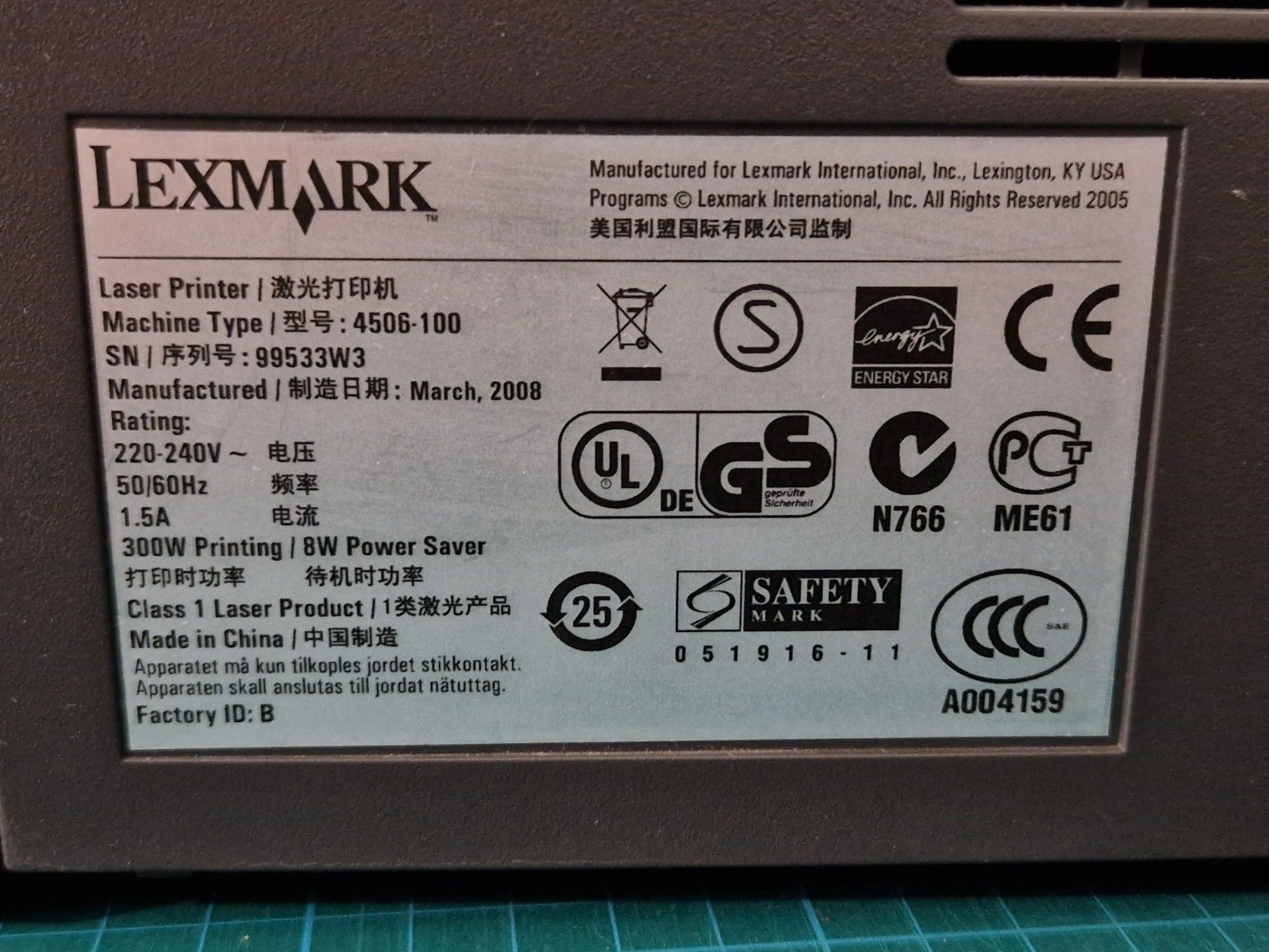 Drukarka laserowa Lexmark E120