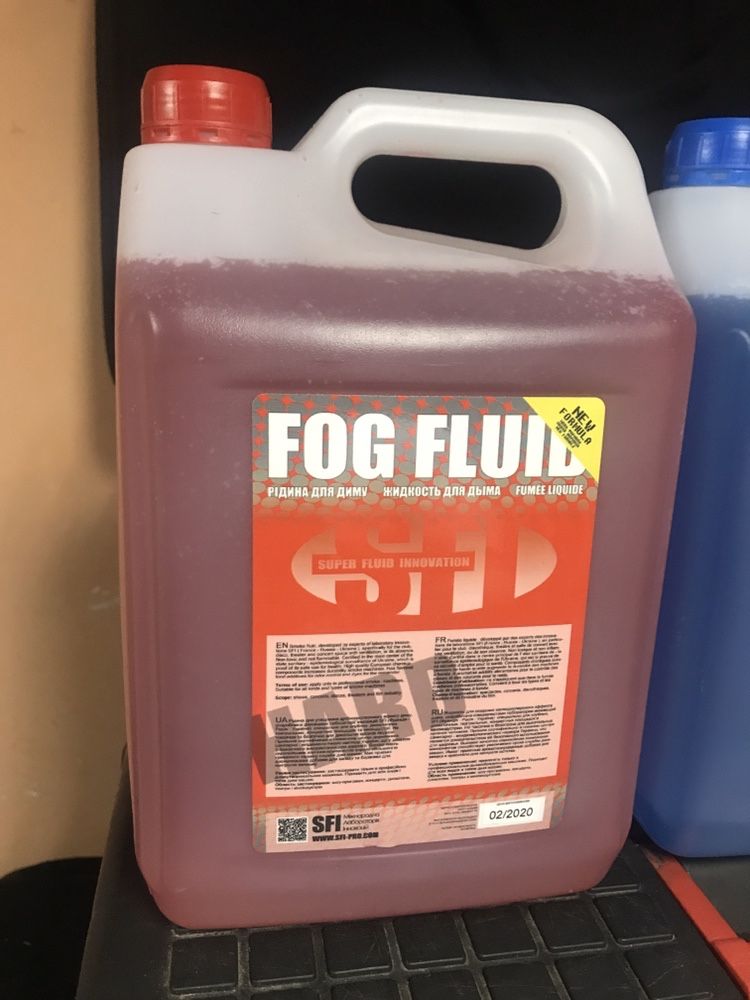 Жидкость для дым машины, генератора дыма Fog fluid мыльных пузерей