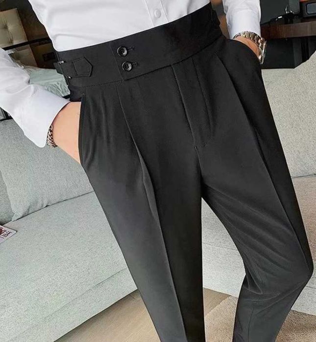 Нові чорні чоловічі брюки в британському стилі