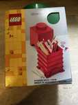 Pojemnik na klocki lego zielony