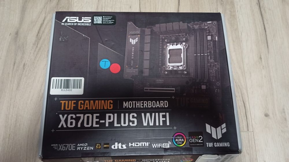 материнська плата asus tuf gaming x670e-plus wifi